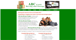 Desktop Screenshot of abceasymoving.com